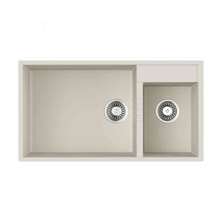 Omoikiri Tedori 85-2-U CH, мойка, гранит, шампань