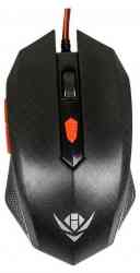 NAKATOMI MOG-08U Gaming mouse - , 6 кнопок + ролик прокрутки, USB, черная игровая мышь