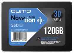 QUMO SSD 2.5' SATA3 Novation 3D, 120Gb, TLC 3D, 7mm Q3DT-120GAEN R560Mb/s, W540Mb/s,