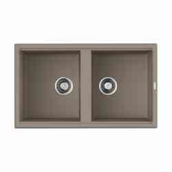 Omoikiri Tedori 86-2-SA, мойка, гранит, бежевый