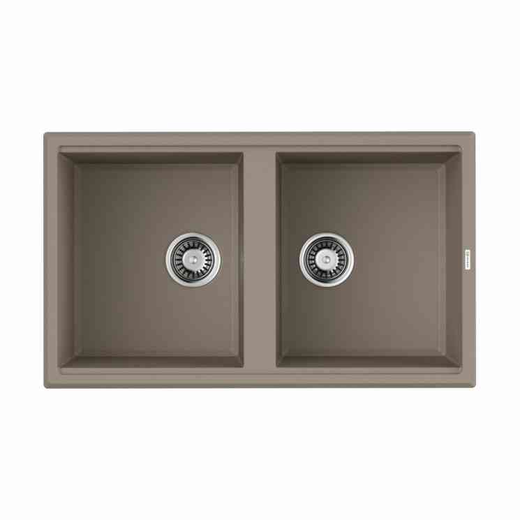 Omoikiri Tedori 86-2-SA, мойка, гранит, бежевый