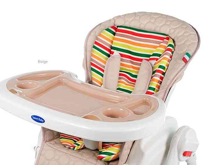 Sweet Baby Luxor Strip Beige стульчик для кормления
