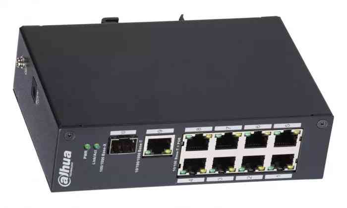 8 портовый сетевой РОЕ коммутатор DH-PFS3110-8P-96 Dahua