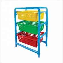 Этажерка 3-х секц. для игрушек 450х310х640мм М1273 (3/1)