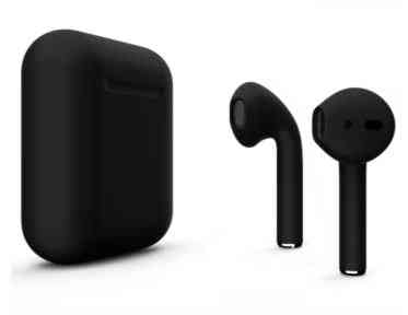 Apple AirPods матовые Black наушники беспроводные 