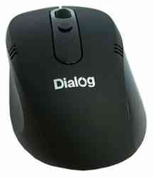DIALOG Pointer MROP-03U black Optical - 3 кнопки + ролик прокрутки, черная Бес мышь