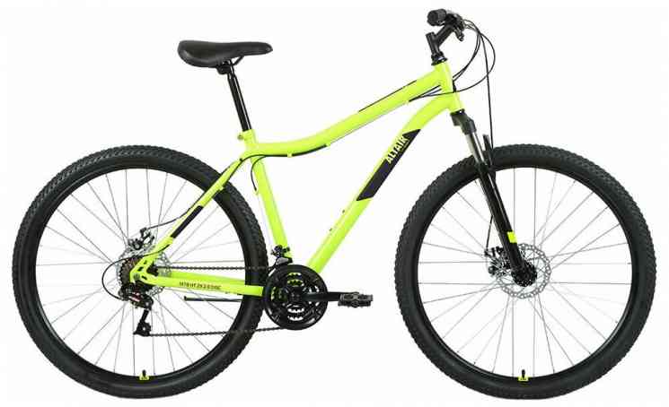 ALTAIR MTB HT 29 2.0 D (29' 21 ск. рост. 21') 2022, ярко-зеленый/черный, RBK22AL29179 Велосипед