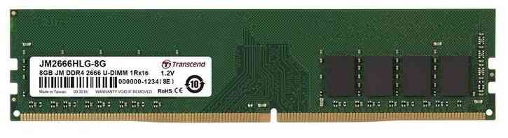 TRANSCEND DDR4 8Gb PC21300/2666MHz, CL19, 1.2V, JM2666HLG-8G, RTL
