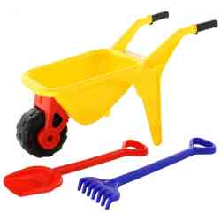 Тачка "Садовод" + лопата большая, грабли большие 4383 (4/1)