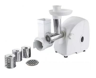 ЧУДЕСНИЦА Премиум ЭМШ-ПМ04 (шинковки для овощей) белый мясорубка