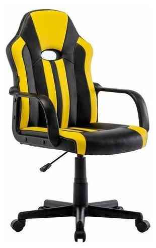 BRABIX компьютерное BRABIX "Stripe GM-202", экокожа, черное/желтое, 532510 кресло