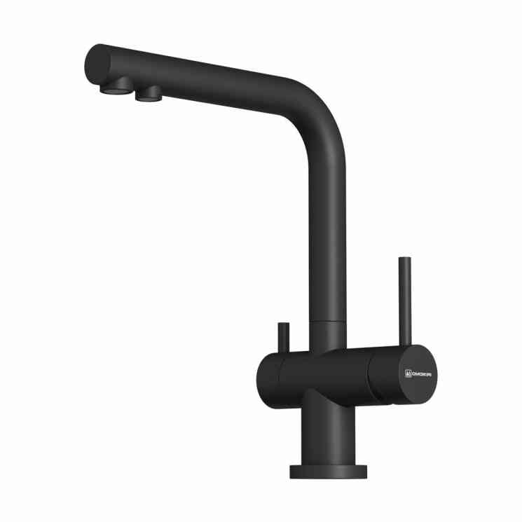 Omoikiri Nagano-P-BL, смеситель, гранит, черный