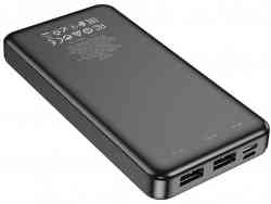 Внешний аккумулятор HOCO J91 10000mAh, 20W, 2USB/Micro/Type-C черный