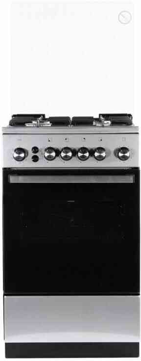 De Luxe 5040.40г(кр)чр 010 нержавеющая сталь Газовая плита
