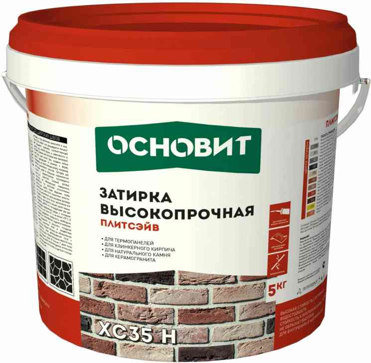 Затирка ОСНОВИТ ПЛИТСЭЙВ XС35 Н белый 010 5кг