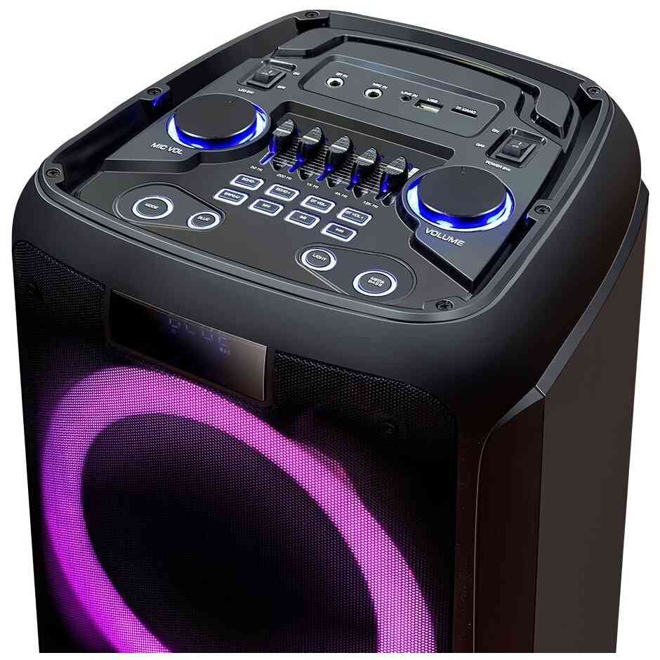 Ginzzu GM-202. Портативная акустика Ginzzu GM-202. Ginzzu GM-202, акустическая система Midi, RGB/BT/USB/SD/fm/Ду. Ginzzu 202 колонка.