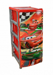 Комод 4-х секц. (для мальчиков) Дисней №3 М1639 (1/1)