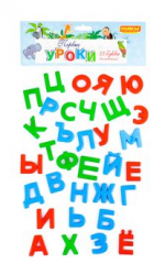 Набор "Первые уроки" на магнитах 33 буквы в пакете 62758 (24/1)