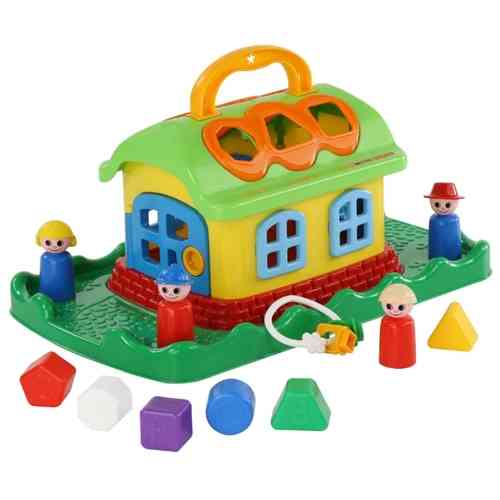 Сказочный домик на лужайке 48752 (в сеточке) (4/1)