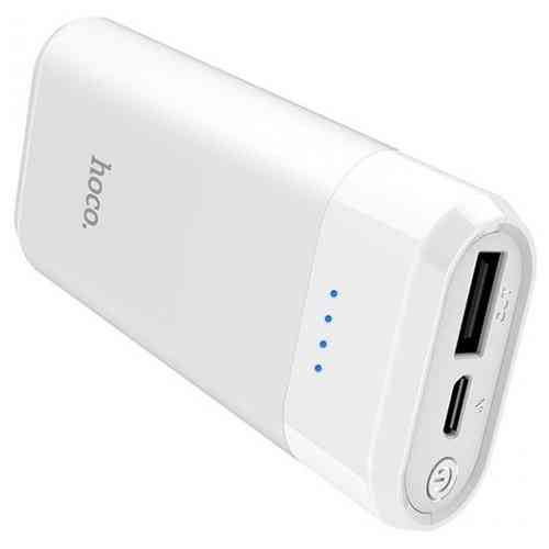 Внешний аккумулятор HOCO B35A 5200 мАч, 1xUSB, белый