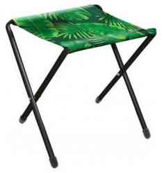 стул складной дачный (ДС/2 с тропическими листьями темный) Ижевск