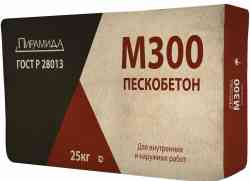 Пескобетон Пирамида М 300 (25кг) /для бетонирования полов/