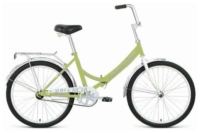 FORWARD VALENCIA 24 3.0 (24' 3 ск. рост. 16' скл.) 2021, зеленый/серый, RBKW1YF43003 Велосипед