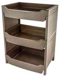 Этажерка Nature 3-х секц прямоуг. BQ3776 (2/1)