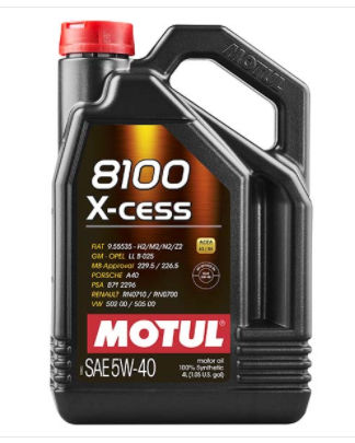 Motul 8100 X-Cess 5w40 (4л) Моторное Масло
