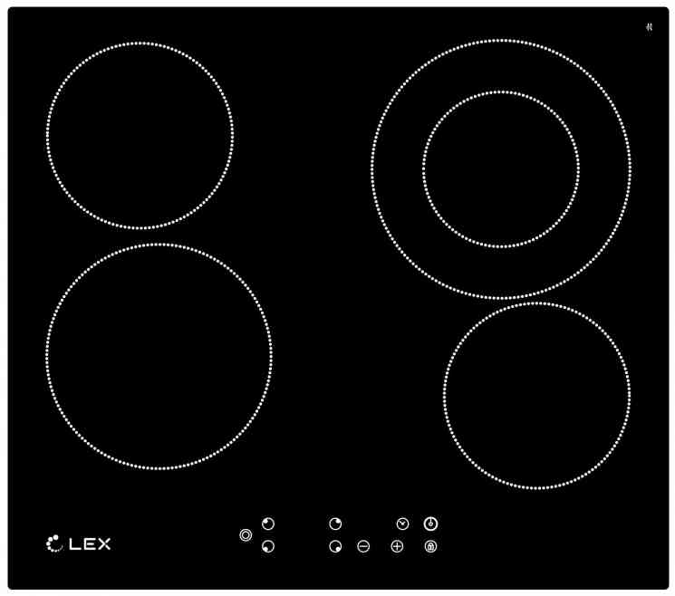 LEX EVH 641 BL электрическая поверхность