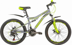 PIONEER Comandor 24'/14'' 2020-2021 grey-green-black Велосипед
