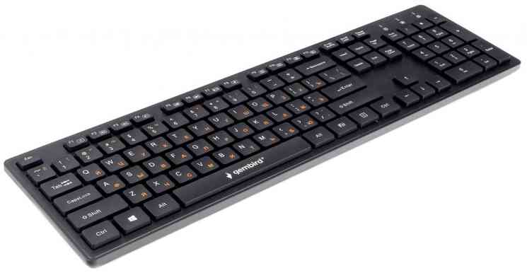 GEMBIRD KB-8360U, 2 встр. USB-хаба, шоколадный, 104 кл., USB клавиатура