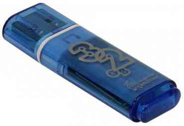 SMARTBUY Flash drive USB3.0 32Gb Glossy, Dark blue, R75Mb/s, W10Mb/s, RTL