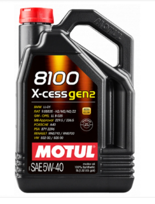 Motul 8100 X-Cess 5w40 (5л) GEN2 Моторное Масло