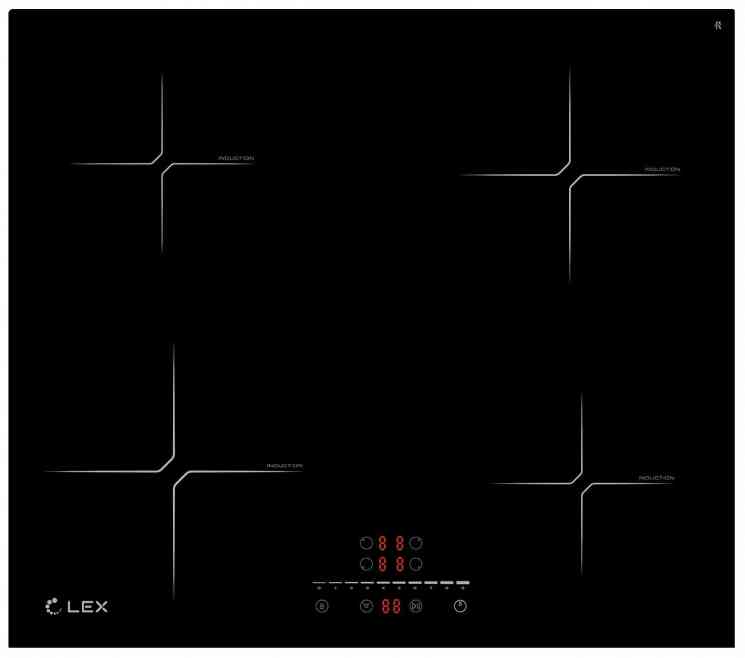 LEX EVI 640-2 BL Электрическая индукционная поверхность
