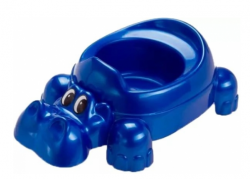 Горшок детский БЕГЕМОТИК синий перламутровый 11105 (20)