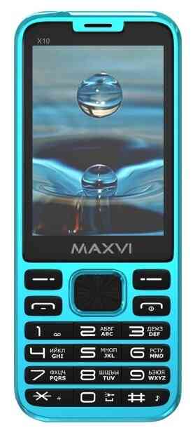 Maxvi X10 aqua blue
