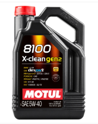 Motul 8100 X-Clean 5W40 (1л) GEN2 Моторное Масло
