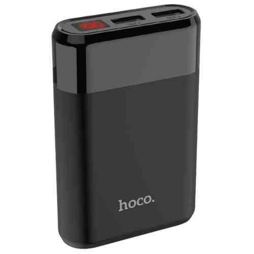 Внешний аккумулятор HOCO B35B 8000 мАч, 2USB, дисплей, черный