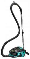 DELTA LUX DE-3501 чёрный с бирюзовым Пылесос