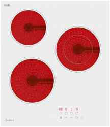 Evelux HEV 431 W варочная поверхность стеклокерамическая