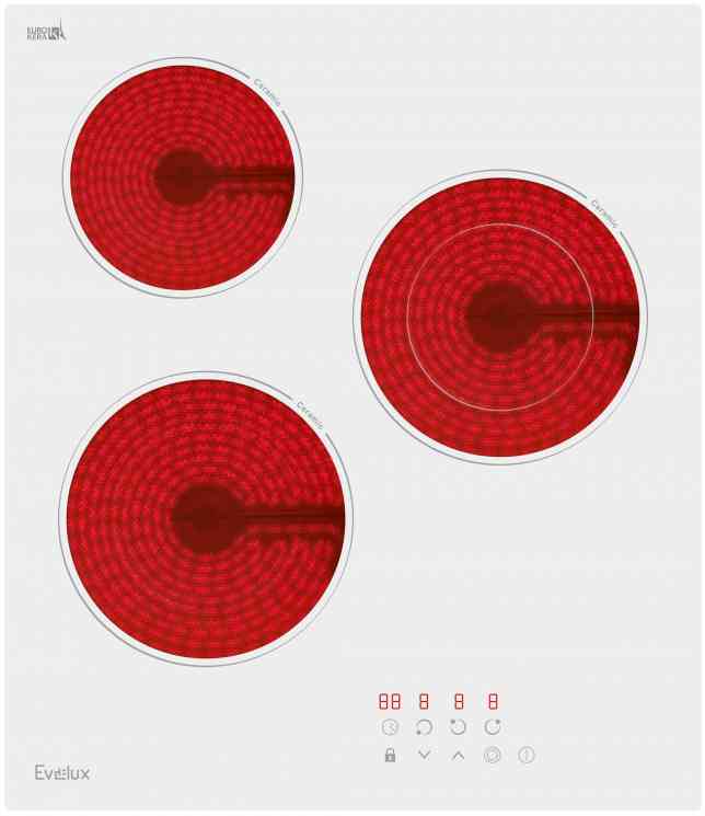 Evelux HEV 431 W варочная поверхность стеклокерамическая Evelux HEV 431 W варочная поверхность стеклокерамическая