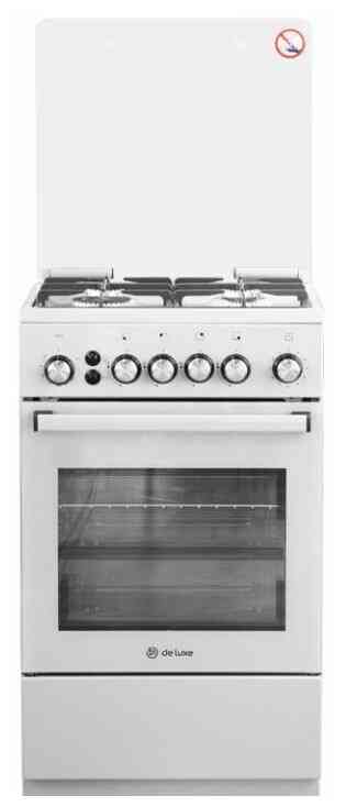 De Luxe 5040.40г(кр)чр 012 серый Газовая плита