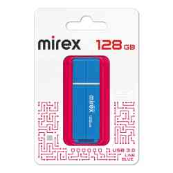 MIREX Flash drive USB3.0 128Gb Line, 13600-FM3LB128, Blue, RTL