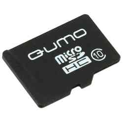 QUMO MicroSDHC 16Gb Class10 без адаптера RTL