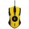 Проводная мышь Jet.A ARROW JA-GH35 жёлтая (800/1200/1600/2400 dpi, 6 кнопок, USB) игровая