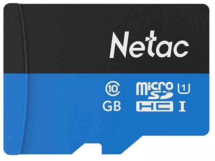 microSDHC 32GB Netac P500 <NT02P500STN-032G-R> (с SD адаптером) 80MB/s Флеш карта
