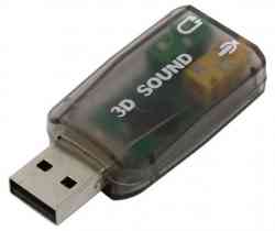 USB Stereo Adapter ESPADA (PAAU001)
