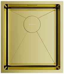 Omoikiri Taki 38-U/IF-LG, мойка, нержавеющая сталь/светлое золото