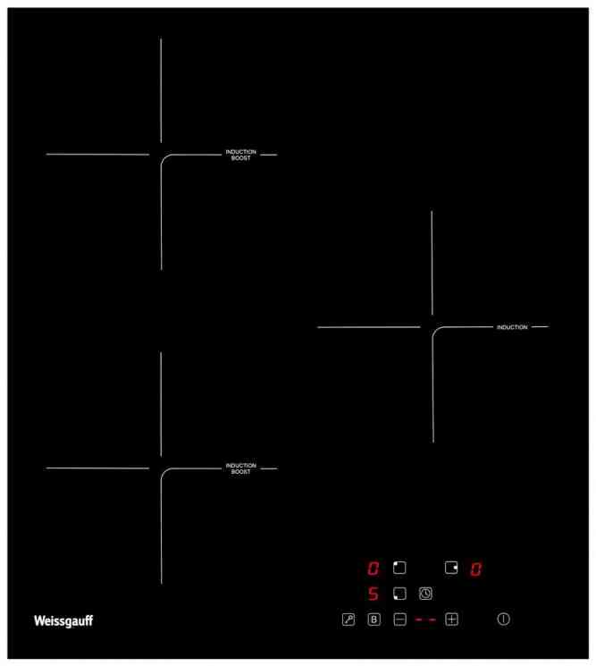 Weissgauff HI 430 B стеклокерамическая панель